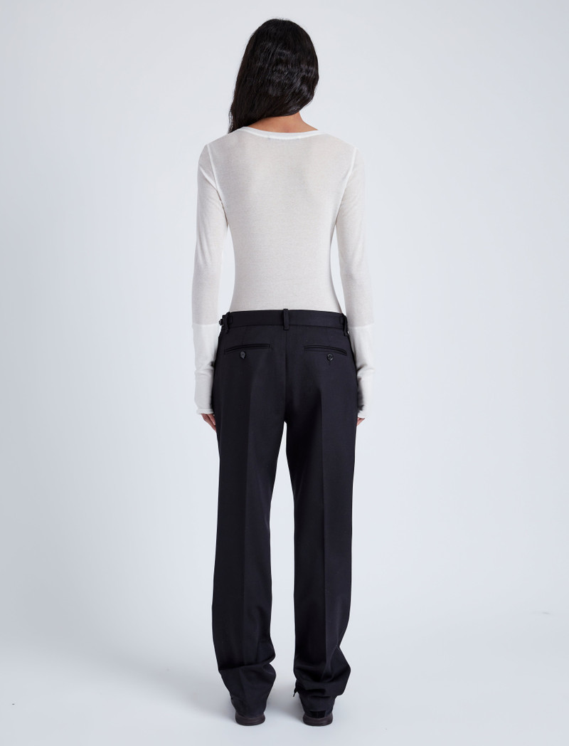 Kaiya Top in Sheer Slub Jersey 5