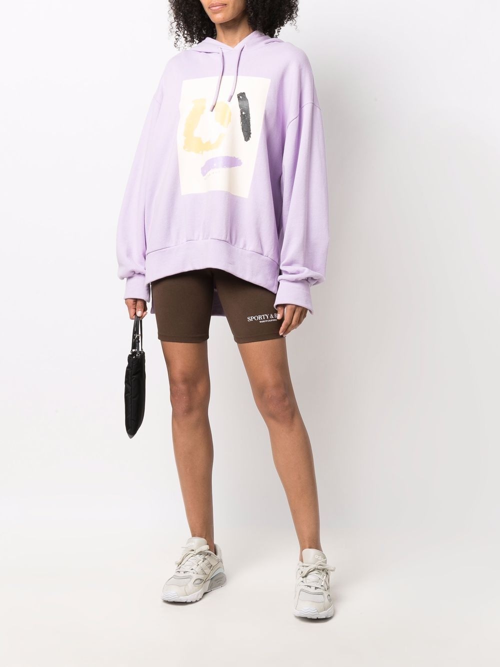 logo-print bike shorts - 2