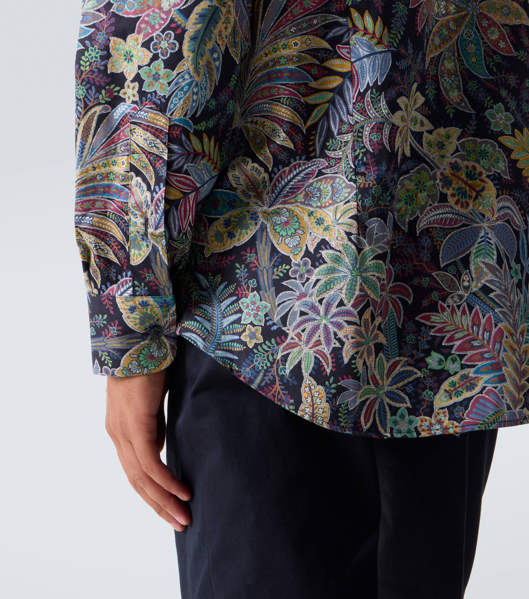 Paisley cotton poplin shirt - 6