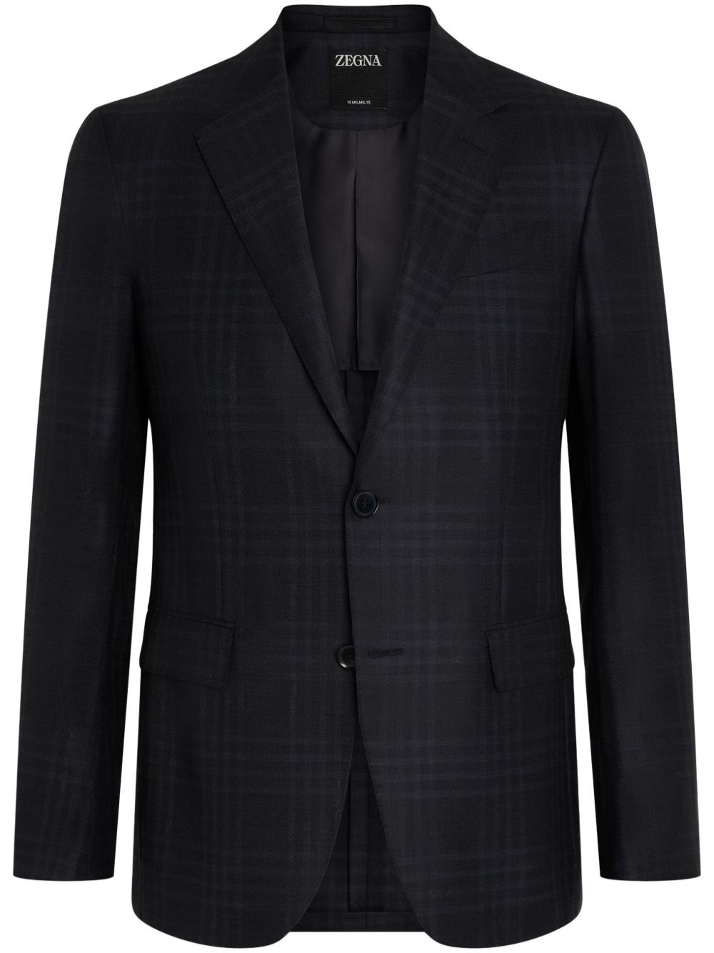 check-pattern blazer - 1