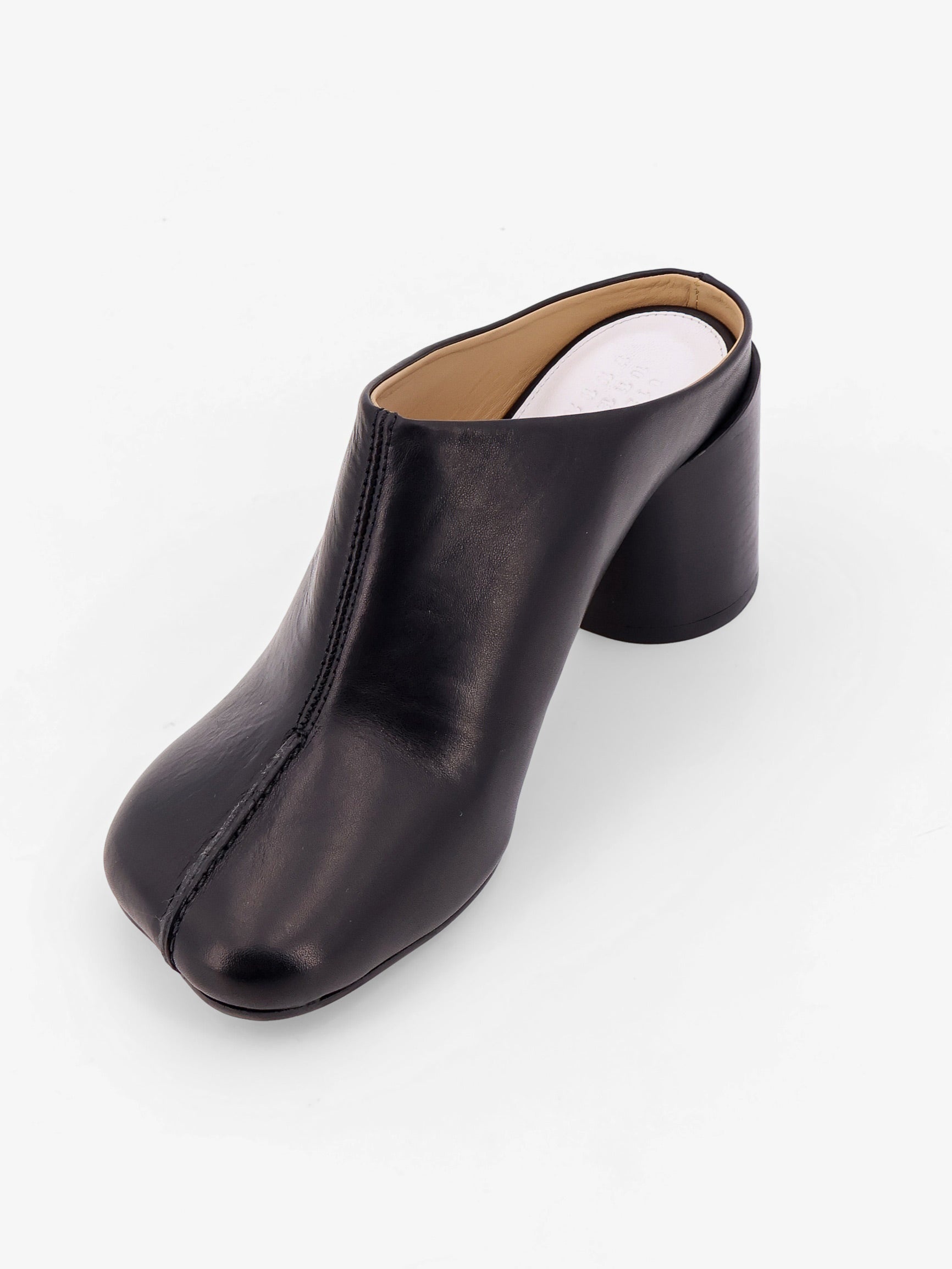 サンダル・ミュール Mm6 Maison Margiela Leather Sabot 18923742_42542259_600.jpg