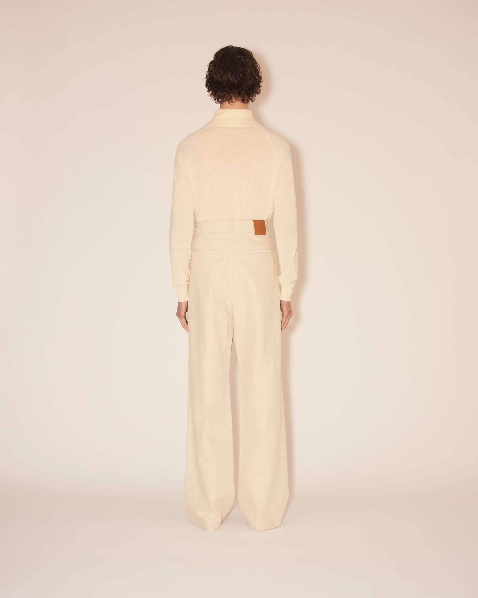 TYMEO - Loose cotton linen pants - Natural - 4