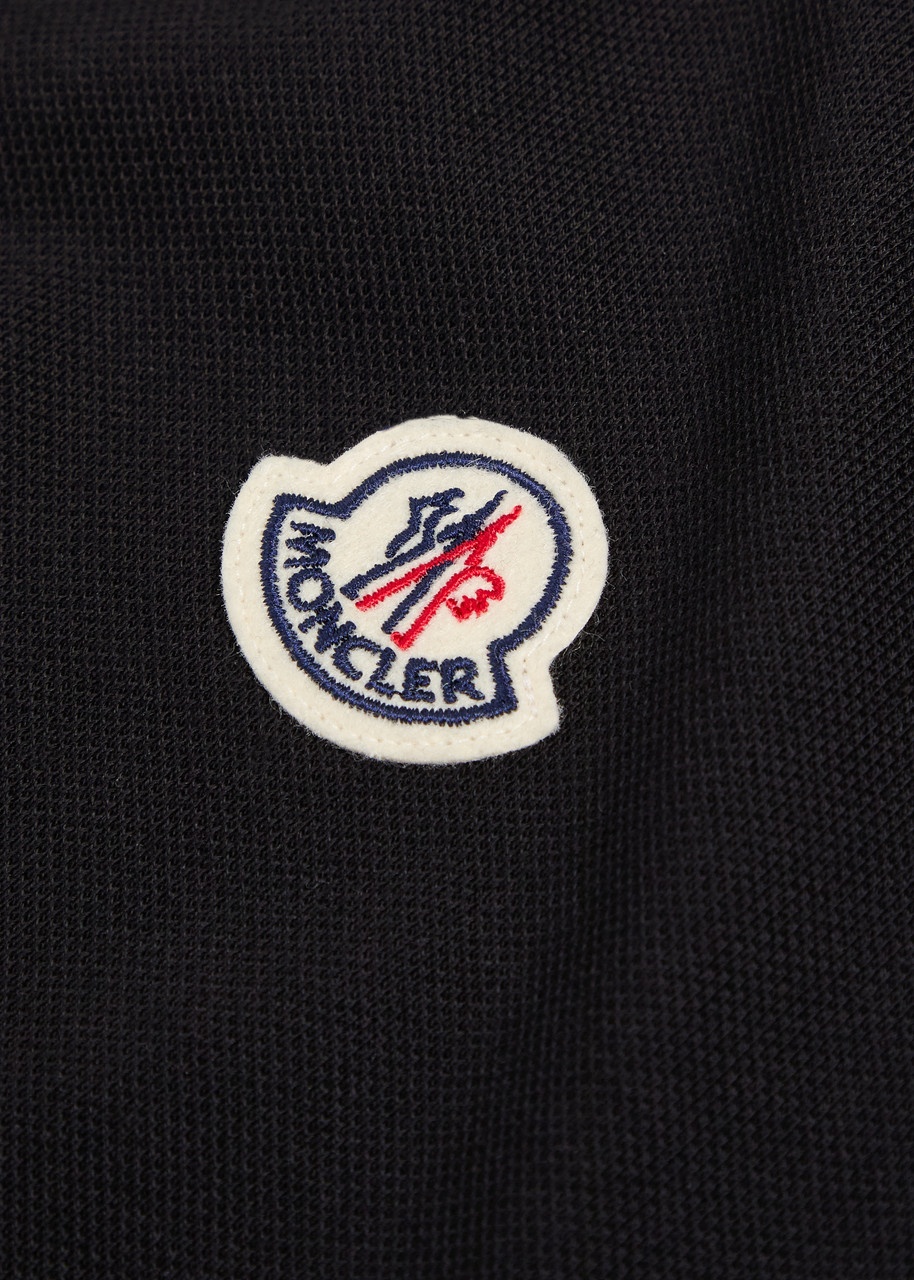 Moncler Logo-appliquéd Piqué Cotton Polo Shirt - 5