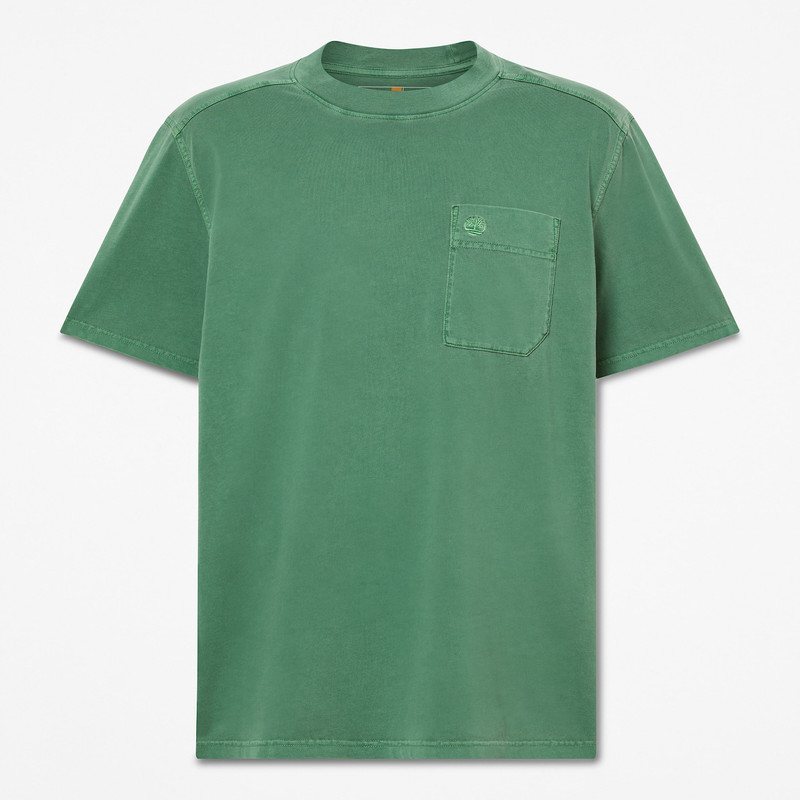 Timberland Men's Merrymack River Garment Dyed Chest Pocket T-Shirt outlook