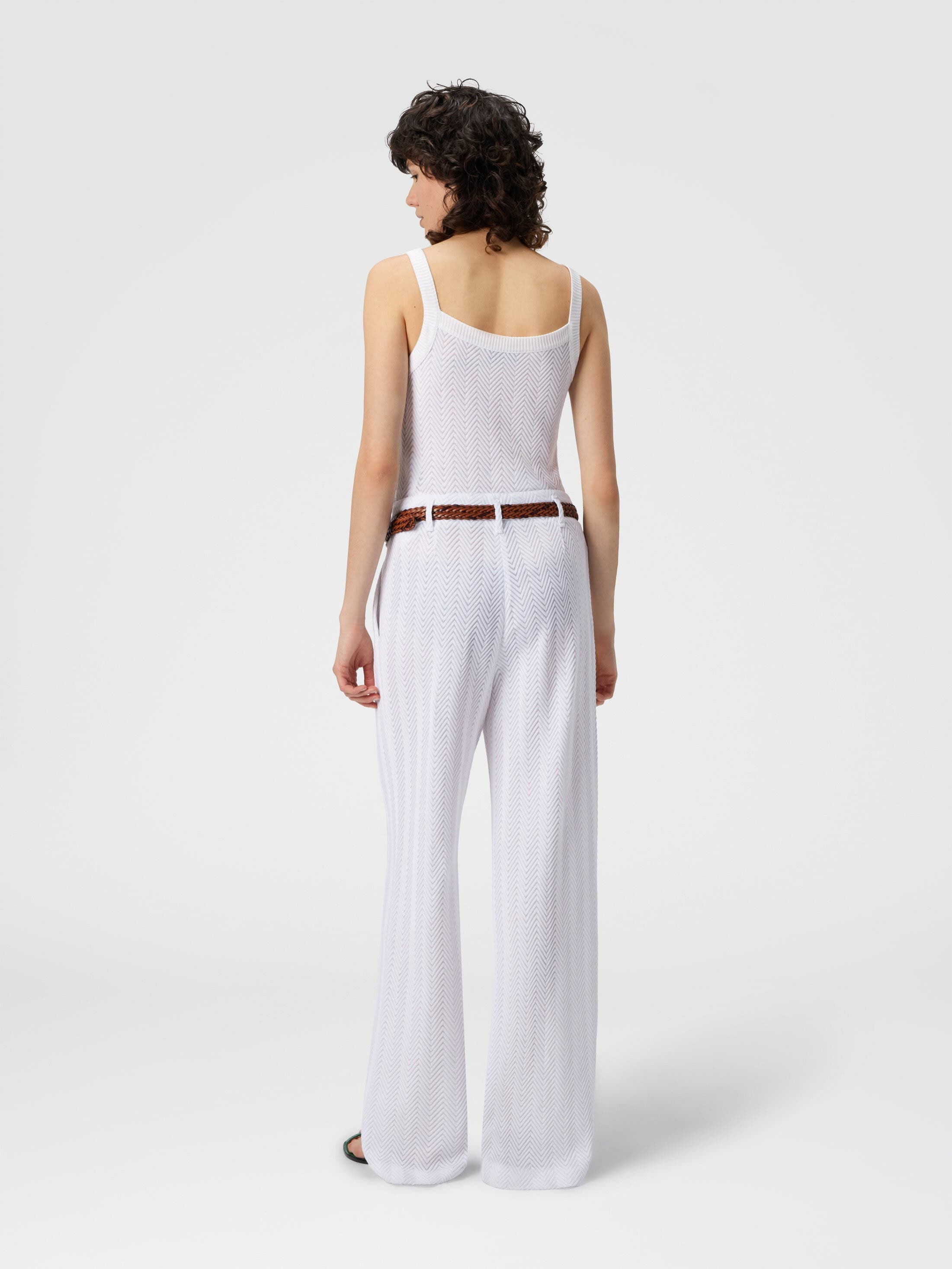 Missoni Tailored Pants With Zigzag Pattern in White at Nordstrom - 3
