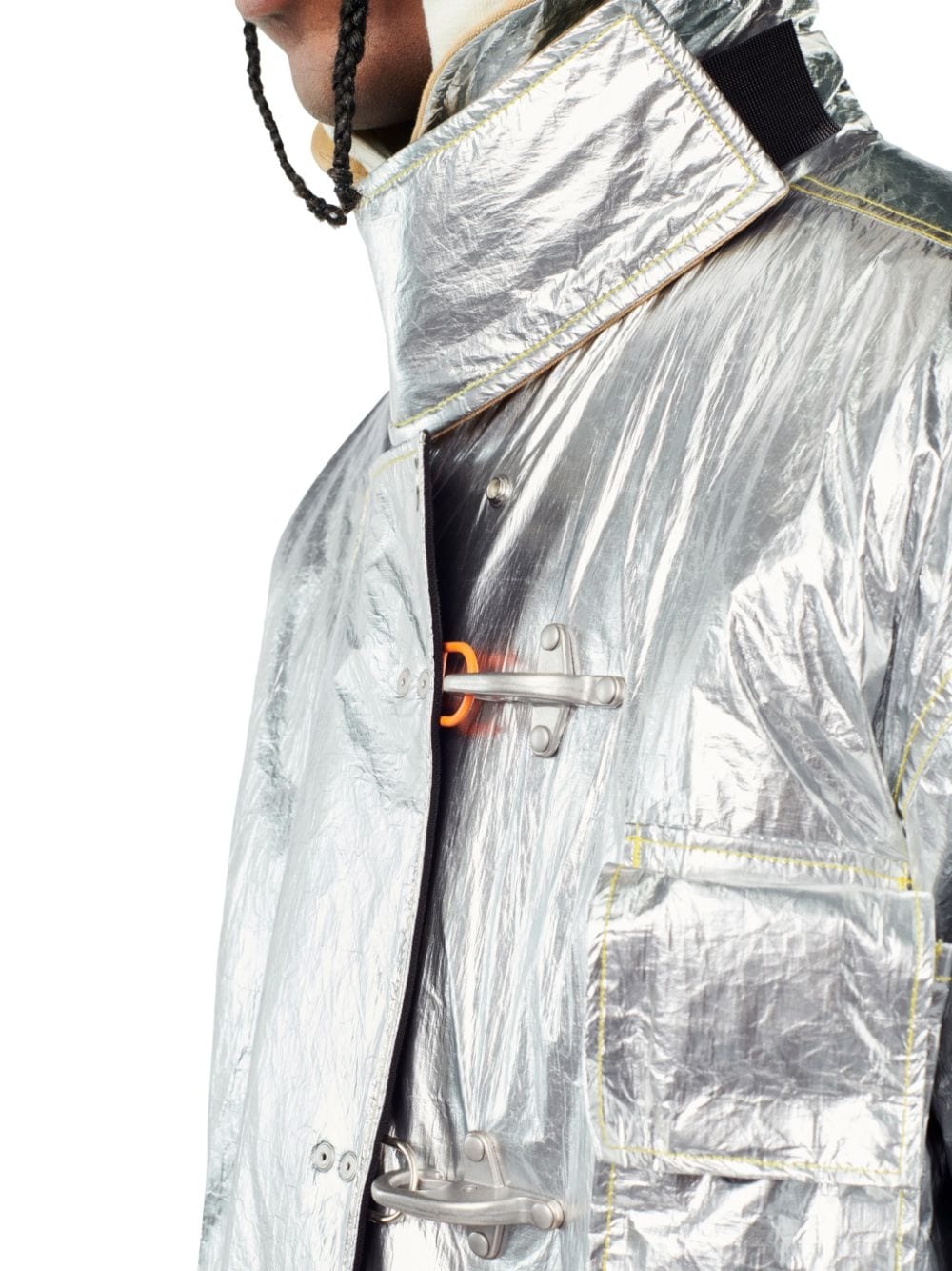 SILVER FIREMAN JACKET - 5