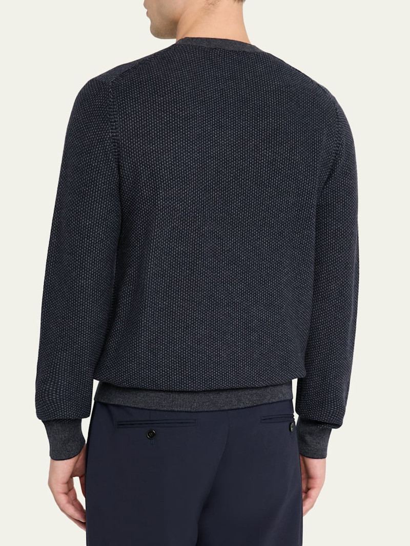 Men's Geometric Jacquard Sweater 3