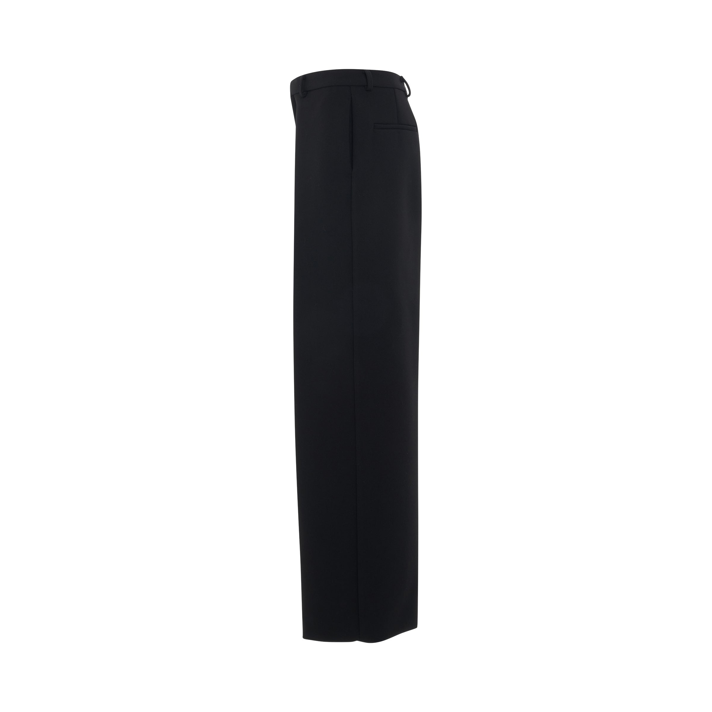 OW Embroidered Tailor Pant in Black - 3