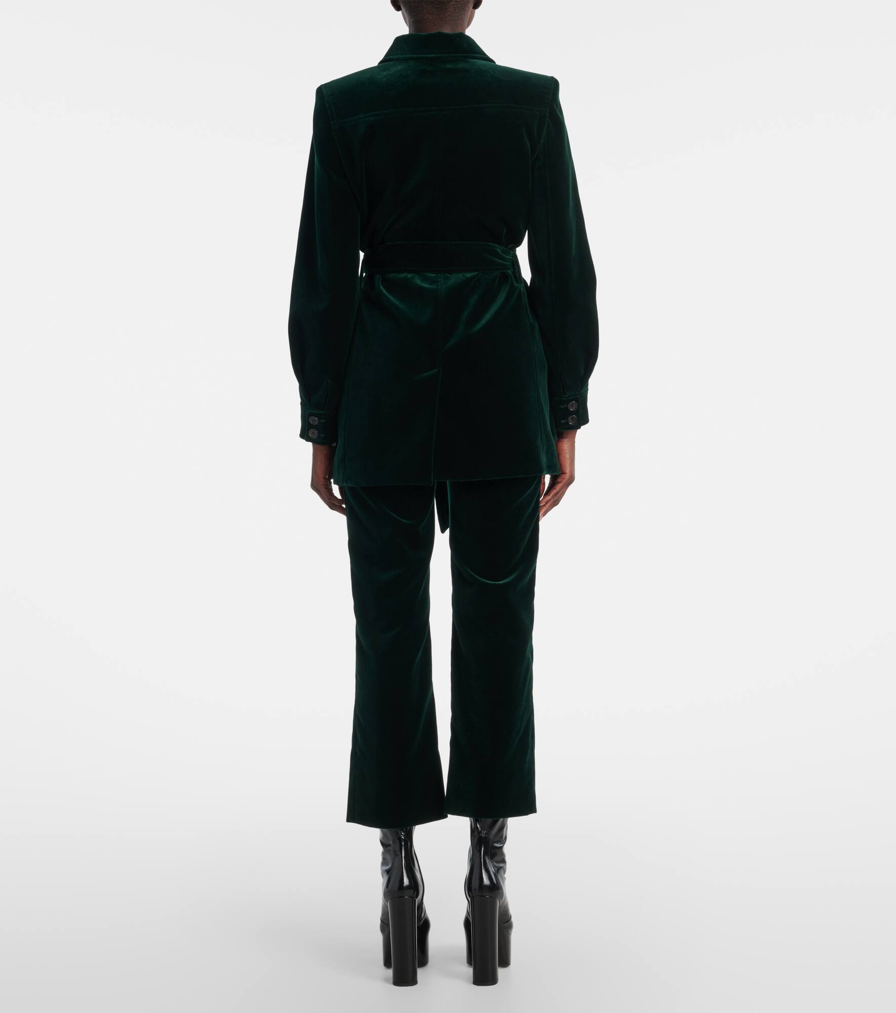 Saharienne cotton velvet jacket - 3
