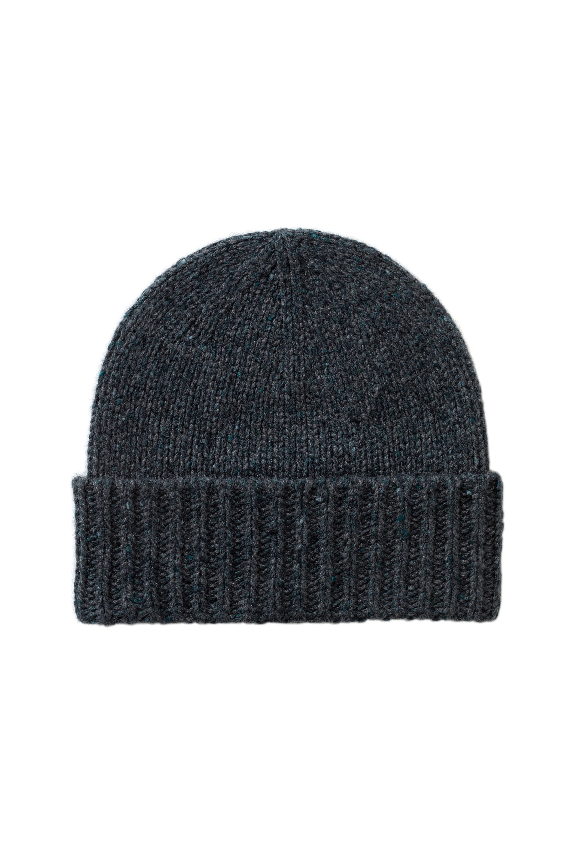 Donegal Cashmere Blue Beanie - 1
