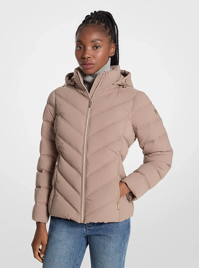 Packable Quilted Puffer Jacket - 1