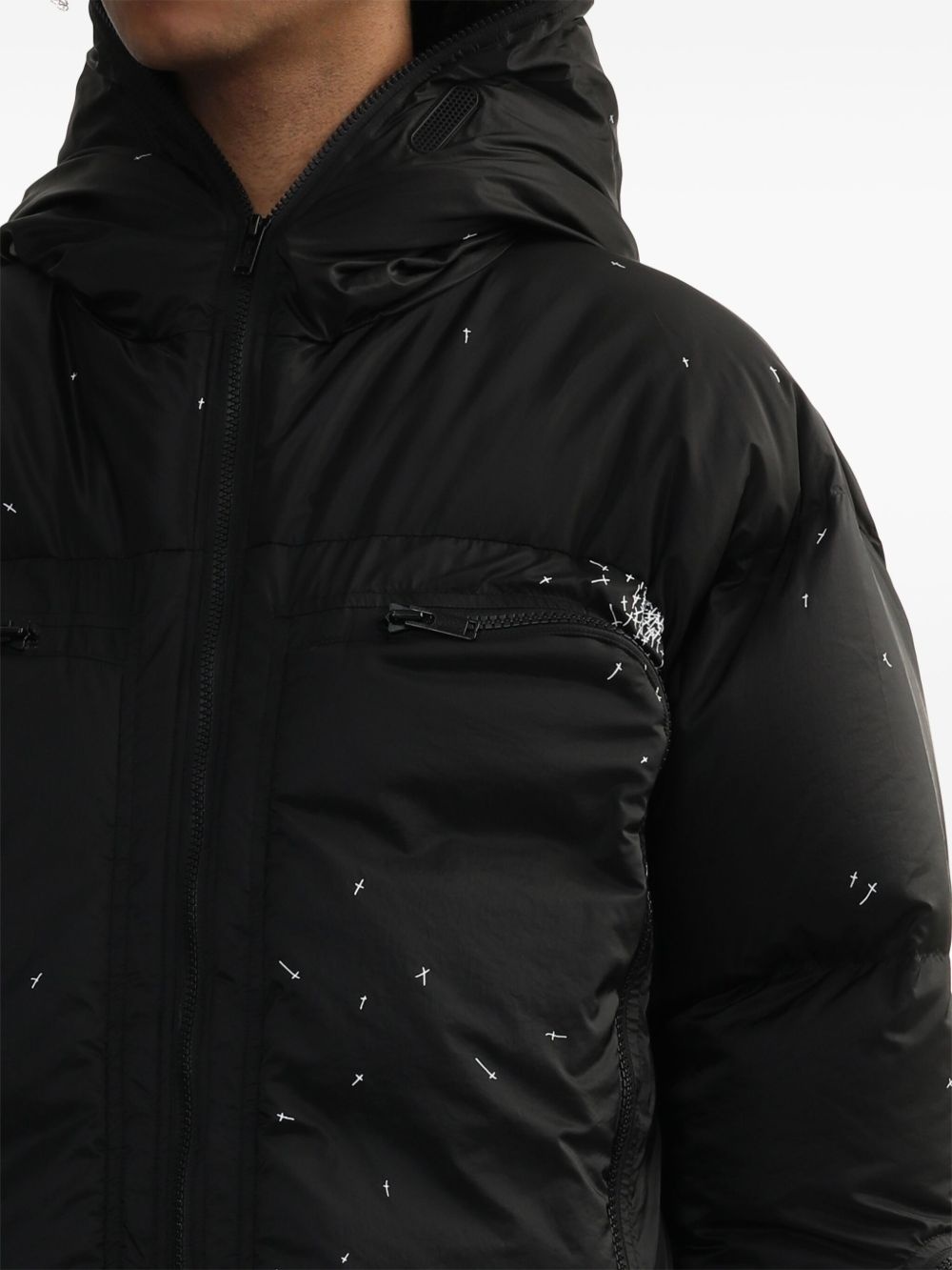 hooded down jacket - 5