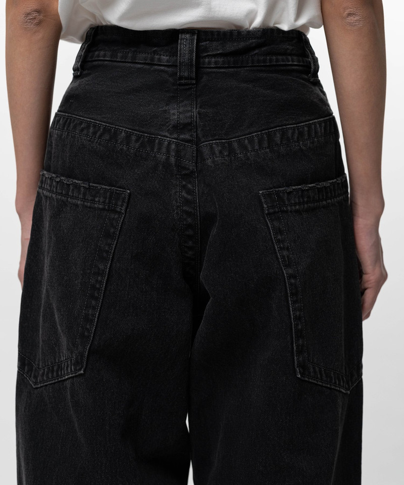 Amateur Sewn Like Wide Denim Pants 12