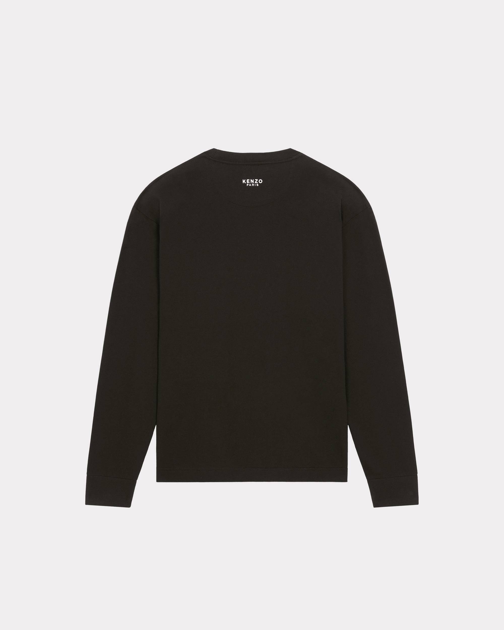 'Lucky Tiger Crest' embroidered long sleeve T-shirt - 2
