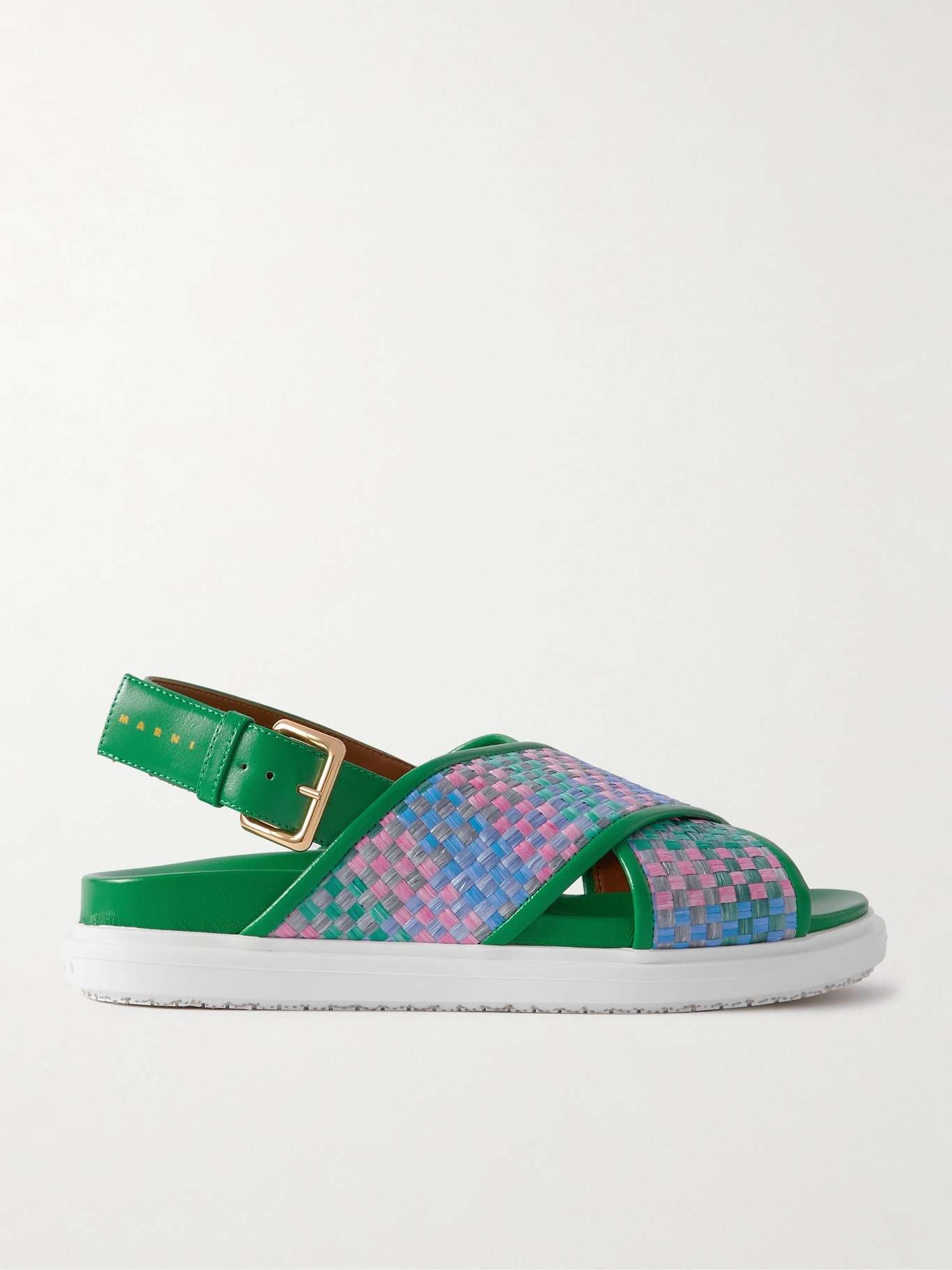 Fussbett denim slingback sandals - 1