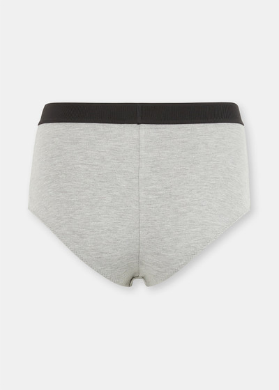 TOM FORD Grey Signature Logo Brief outlook