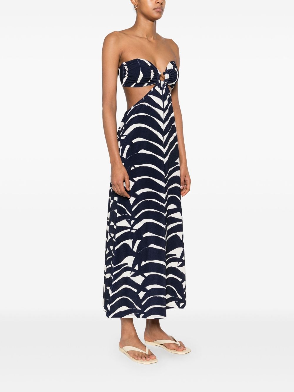 Ocean Layers midi dress - 3