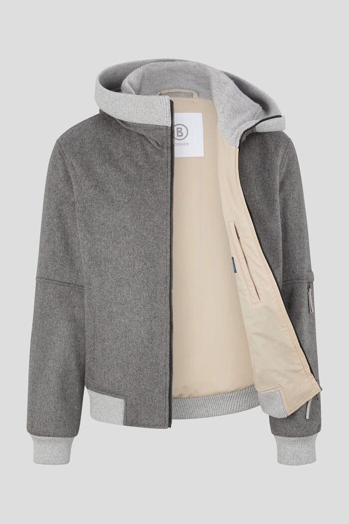 Will Cashmere jacket in Gray melange - 7