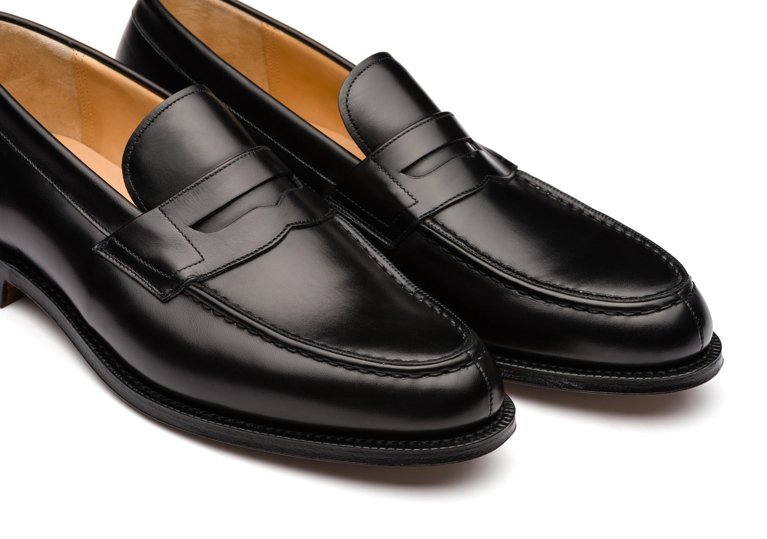 Church's Calf Leather Loafer, Man, Black, Size 6