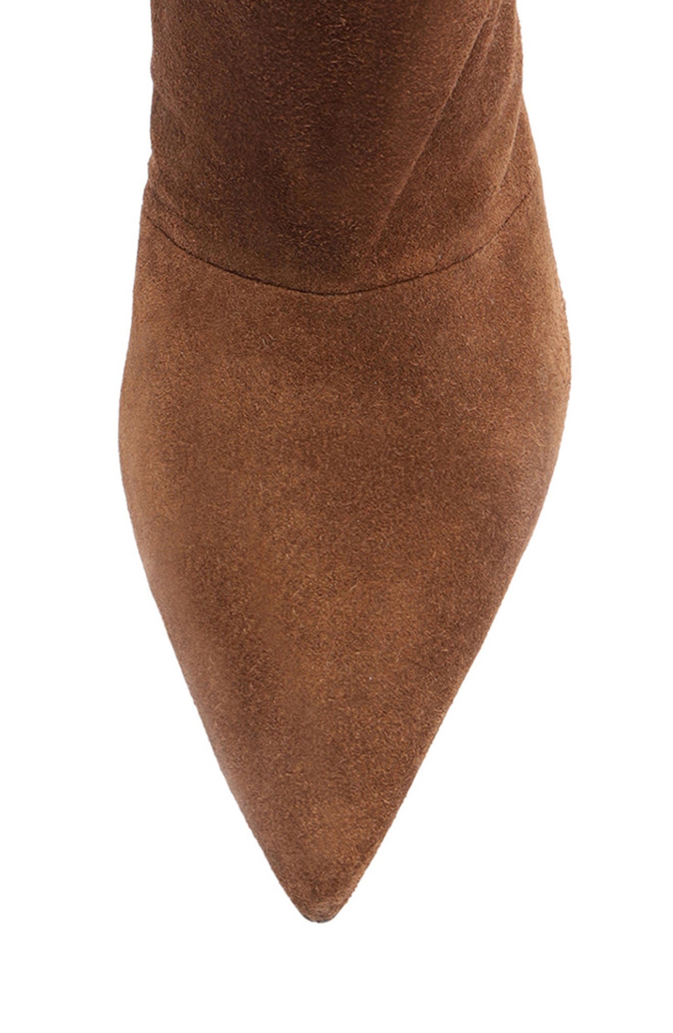 Alexandre Birman Tati Pointed Toe Slouch Bootie in Rich Brown at Nordstrom - 8