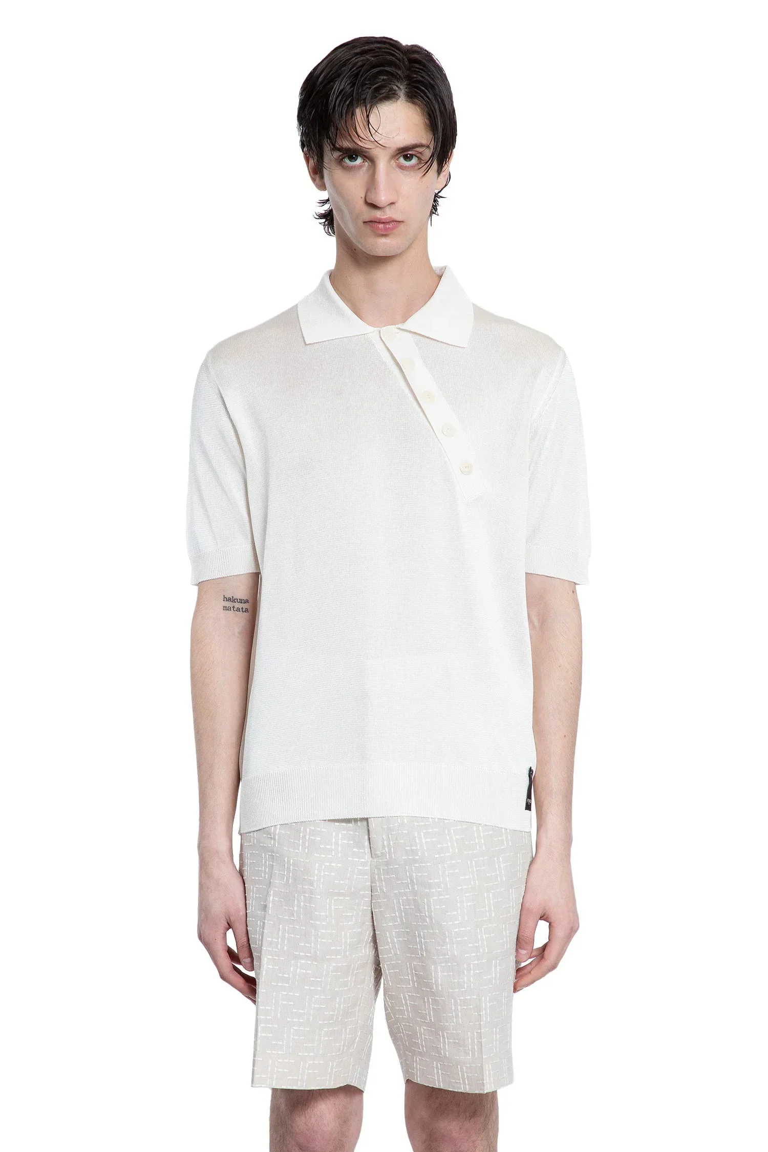 Asymmetric-Viscose-Polo-Shirt - 1