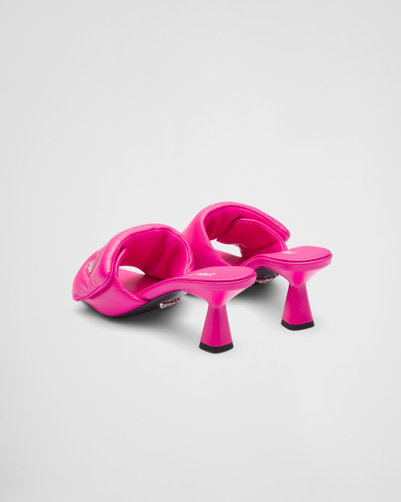 Soft padded nappa sandals 5
