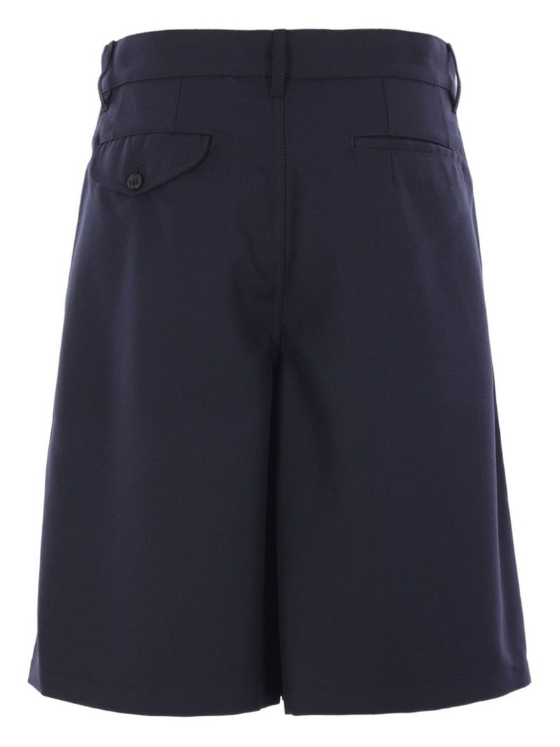 Comme des Garçons SHIRT double pleats darted shorts outlook