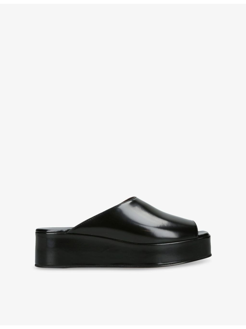 Emi Leather Flatform Sandals - 1