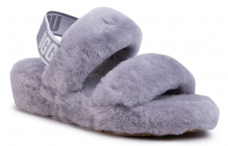 UGG (WMNS) UGG Oh Yeah Sandals Gray Purple 1107953-SAMT outlook
