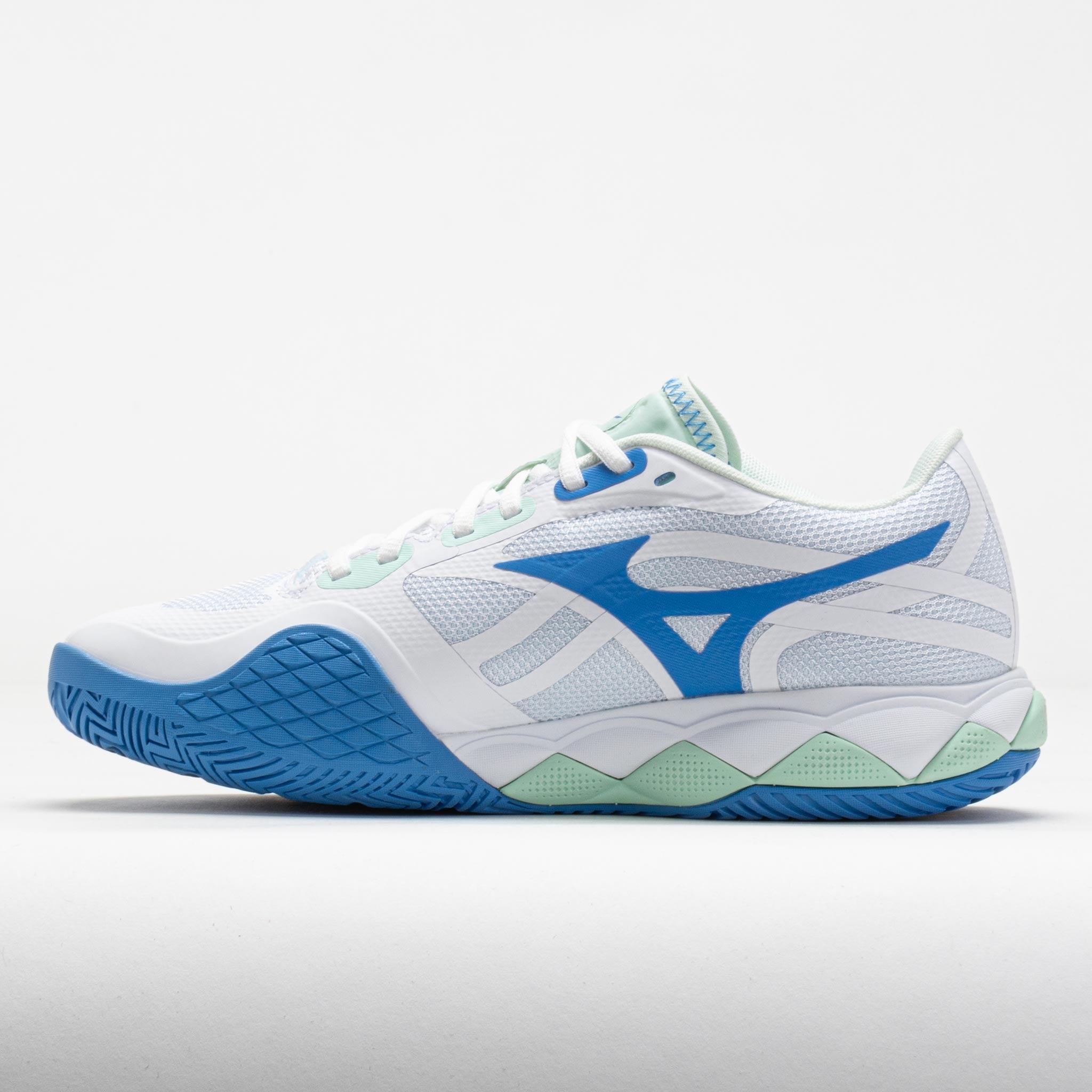 Mizuno Wave Enforce Tour 2 AC Women's White/Frontier Blue - 2