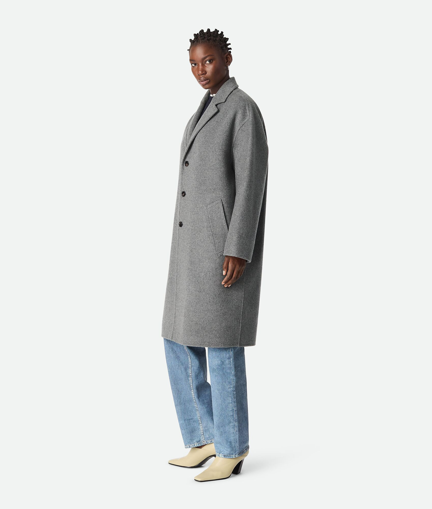 Double Splitable Cashmere Coat - 2