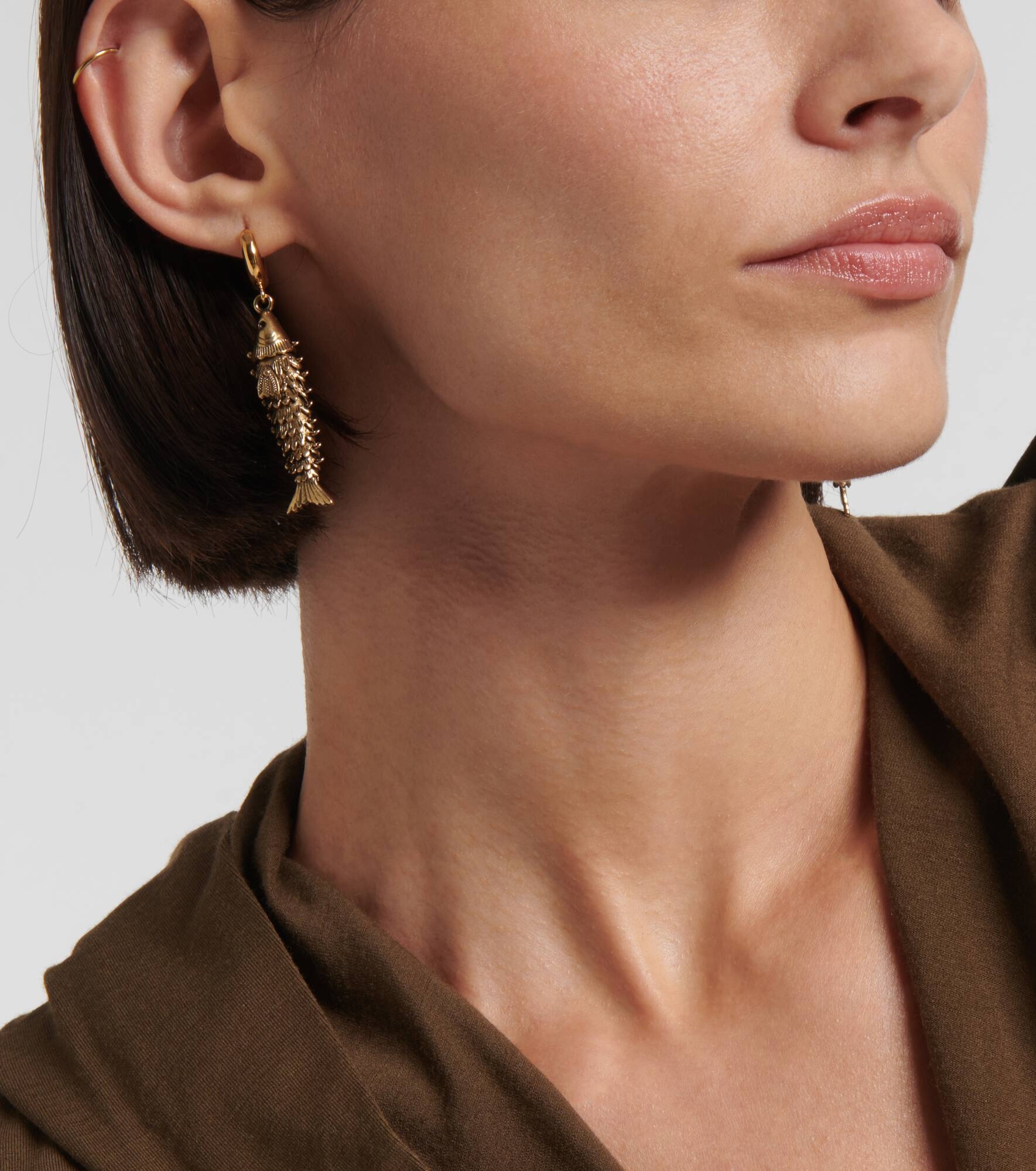 Fish drop earrings - 3