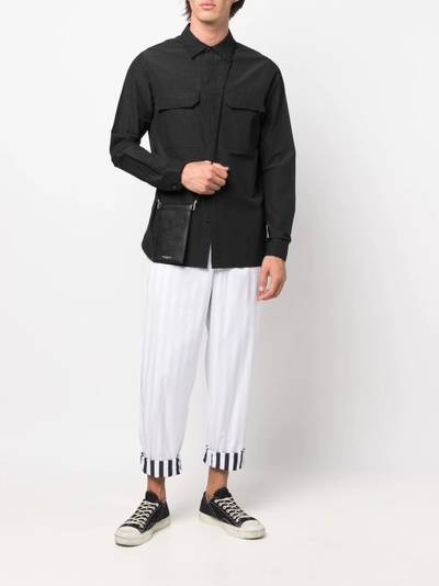 Comme des Garçons SHIRT striped straight-leg trousers outlook