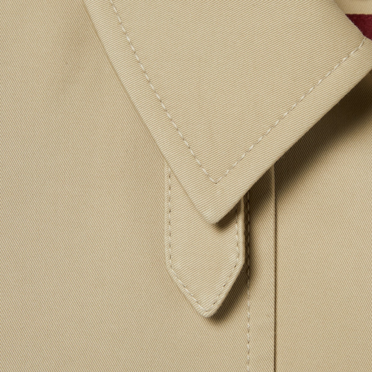 Cotton stretch garbardine coat - 7