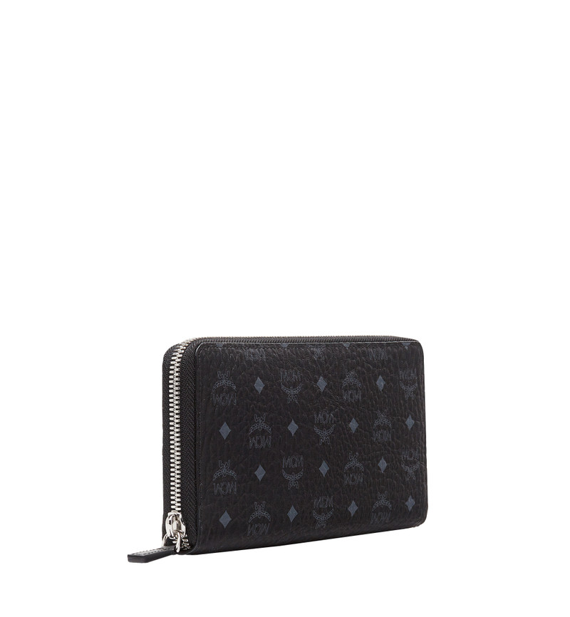 MCM Zip Around Wallet in Visetos Original outlook