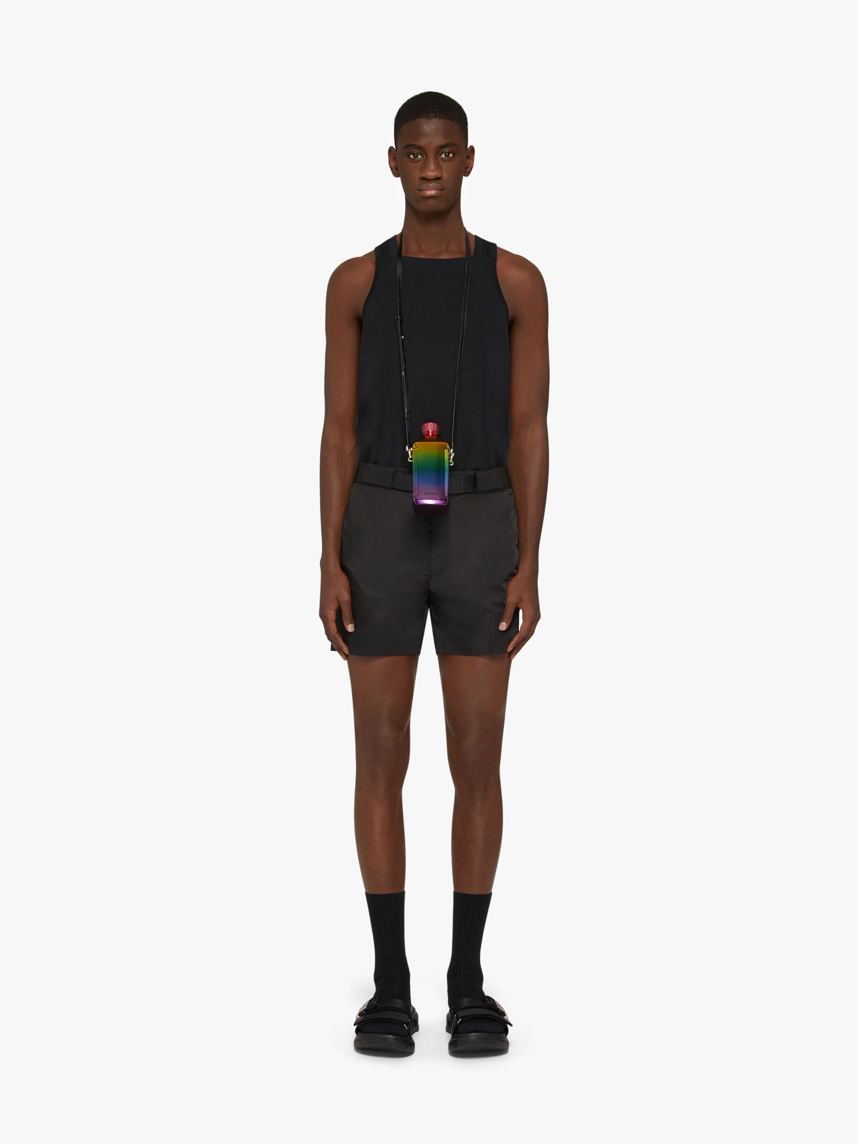 BERMUDA SHORTS IN TECHNICAL NYLON WITH 4G BUCKLE - 2