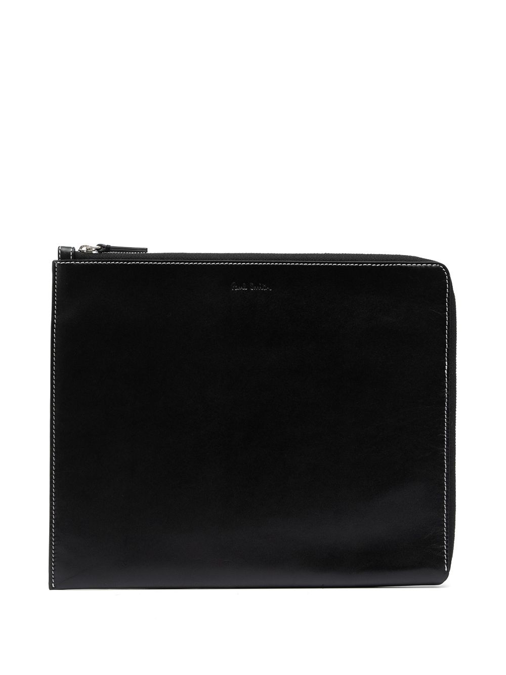 zip-up leather laptop case - 1