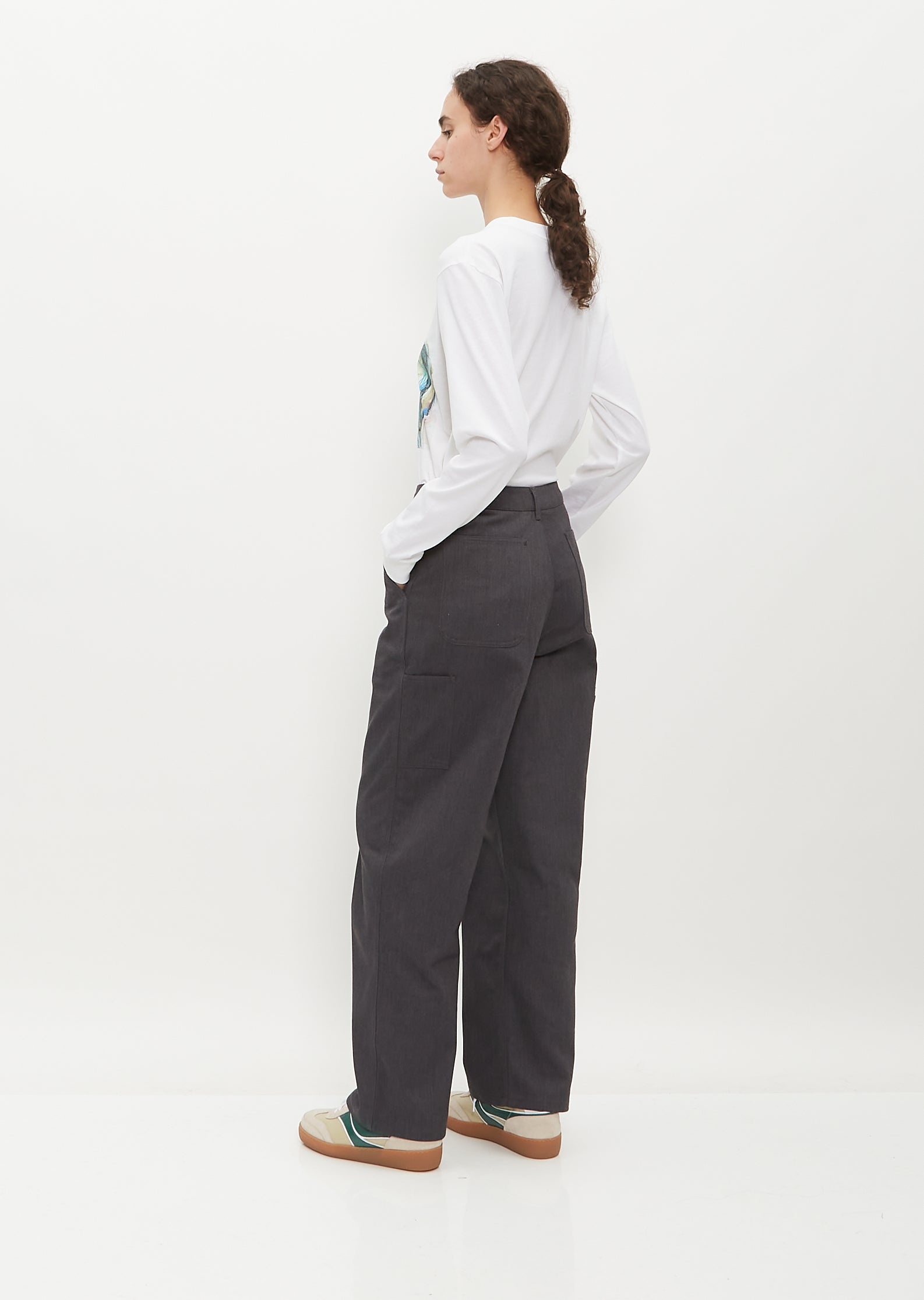 Workwear Organic Cotton Blend Twill Trouser - 3