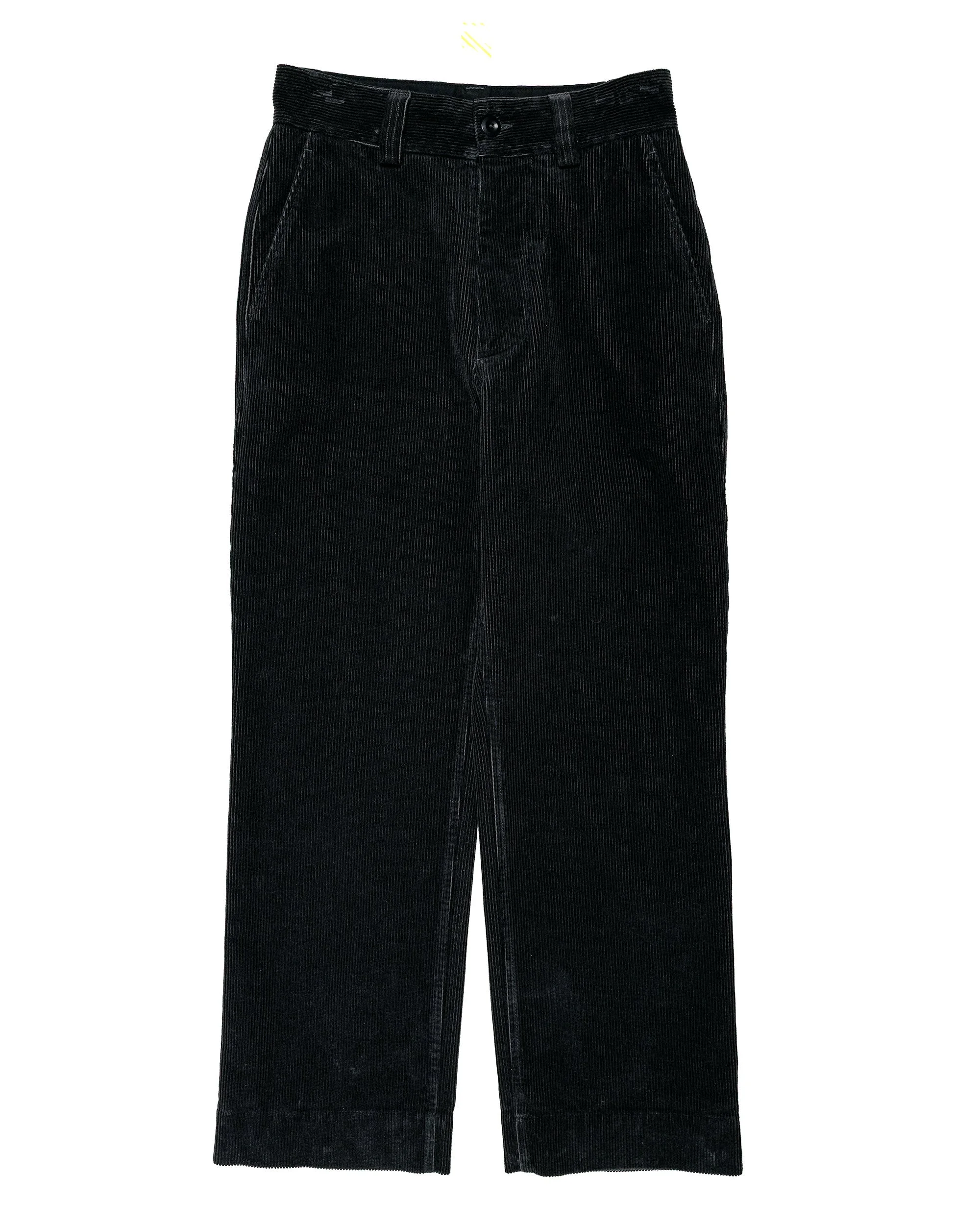 MHL Simple Trousers 8 Wale Cotton Corduroy Slate - 1