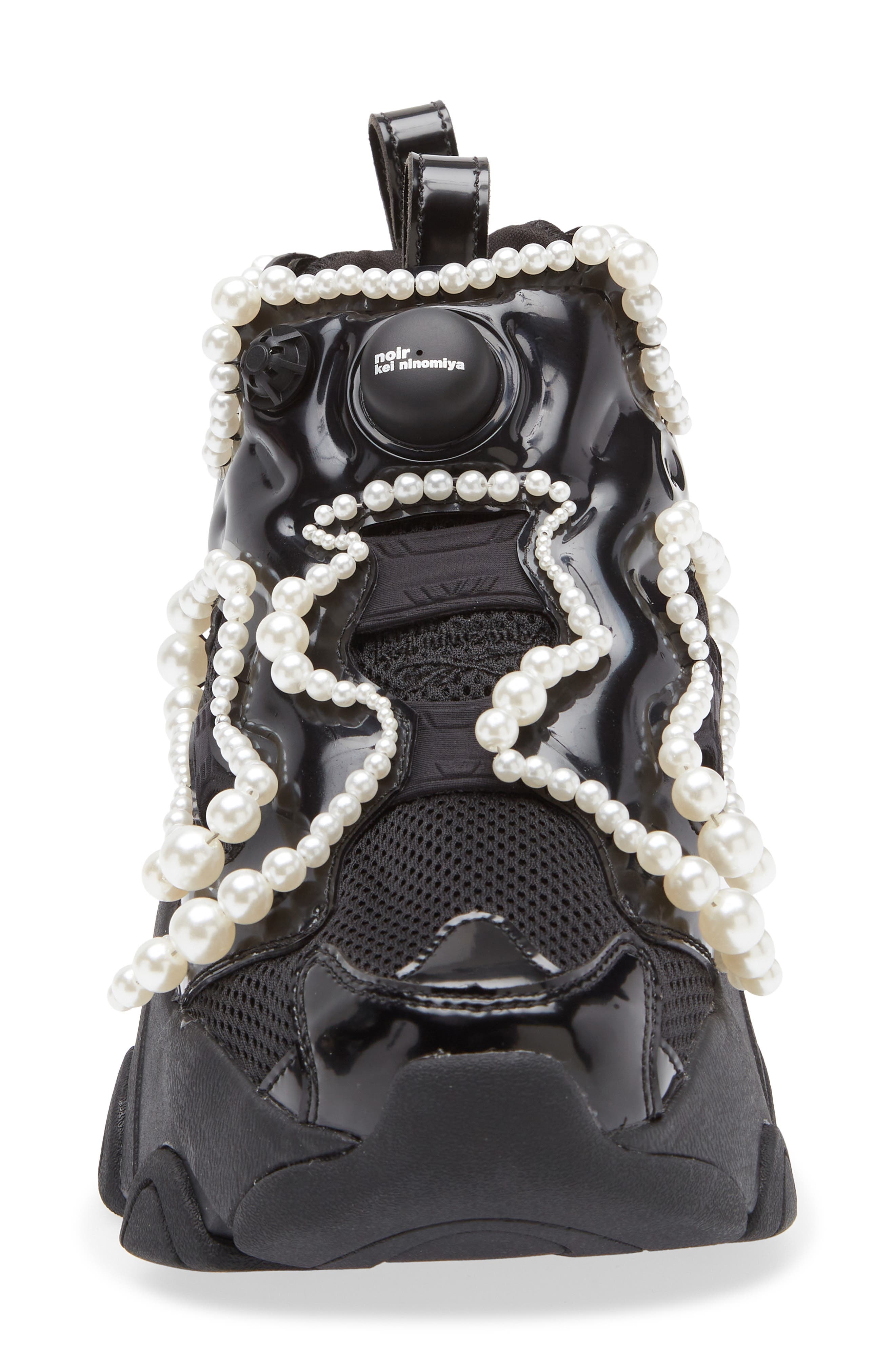 Noir Kei Ninomiya x Reebok Instapump Fury Platform Sneaker in Black at Nordstrom - 4