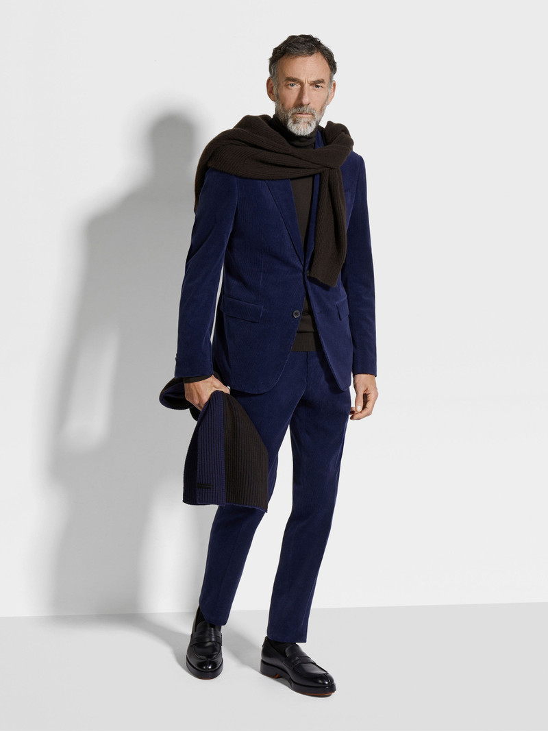 ZEGNA INK BLUE CASHCO JACKET outlook