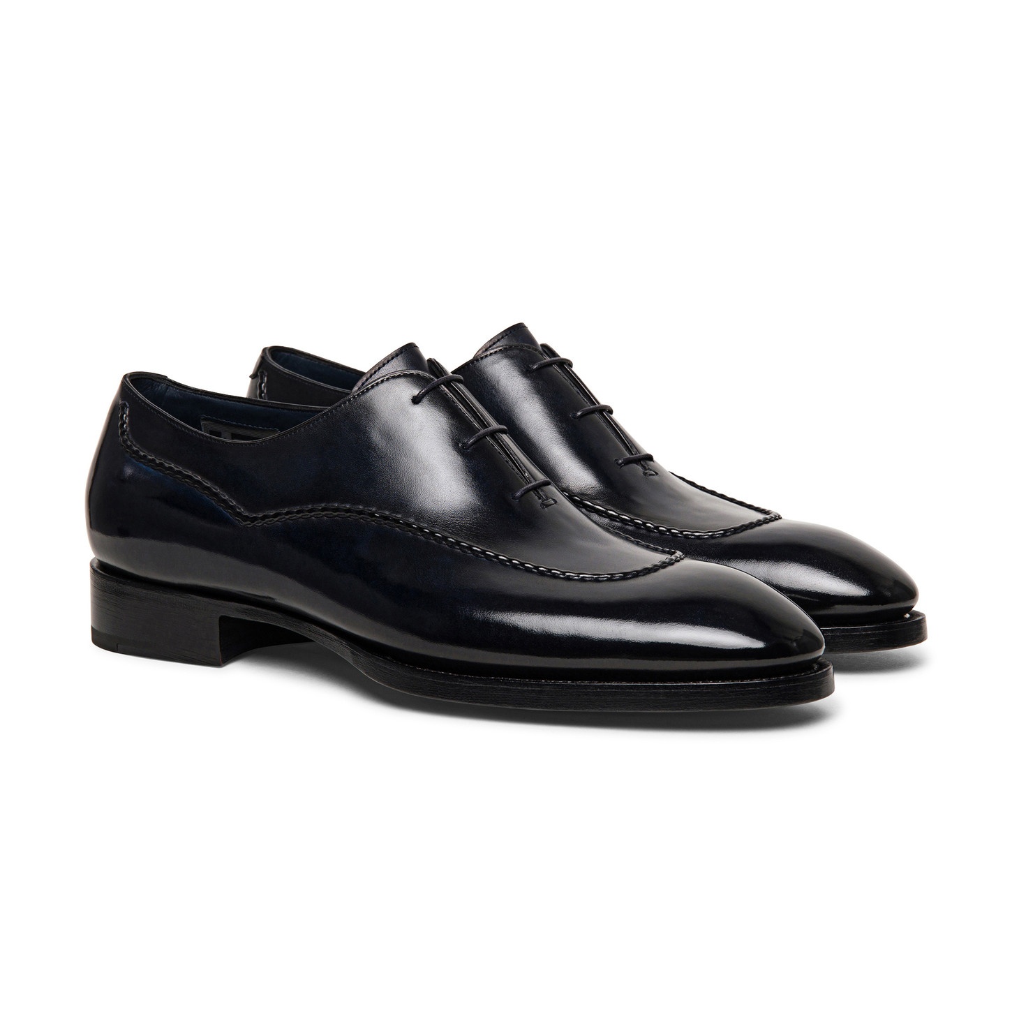 Men’s blue leather Limited Edition Oxford shoe - 2