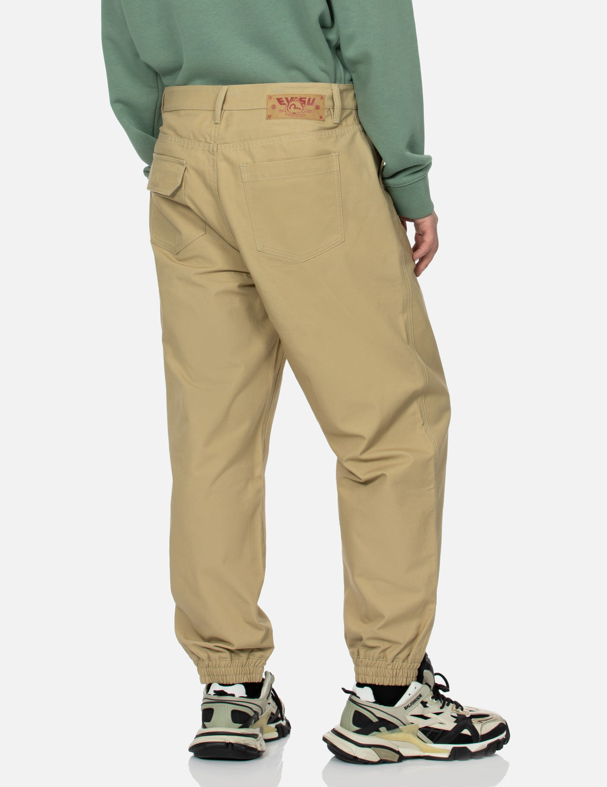 SEAGULL EMBROIDERY RELAX FIT WOVEN JOGGERS - 2