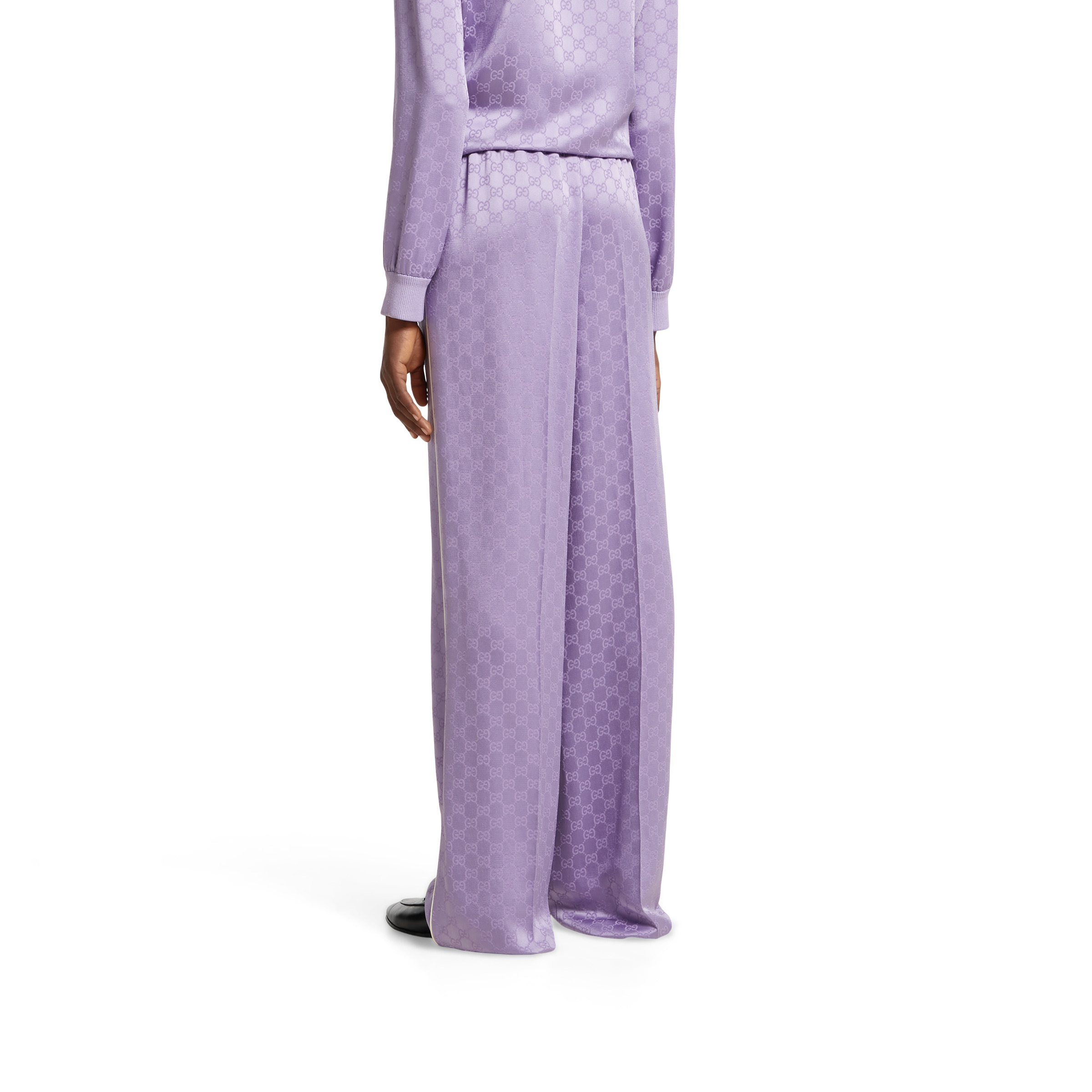 GG jacquard pants - 4