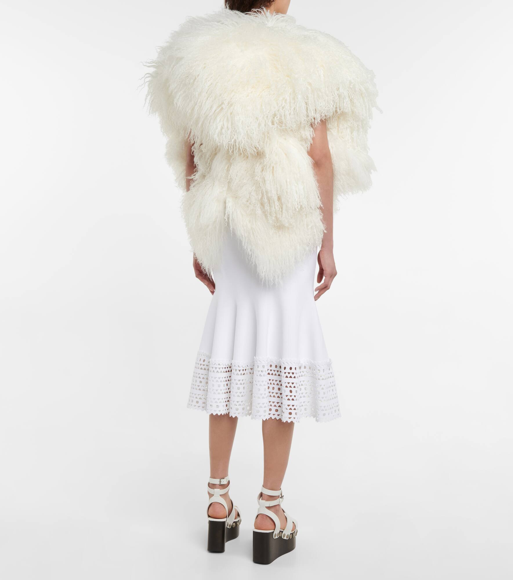 Shearling bolero jacket - 3