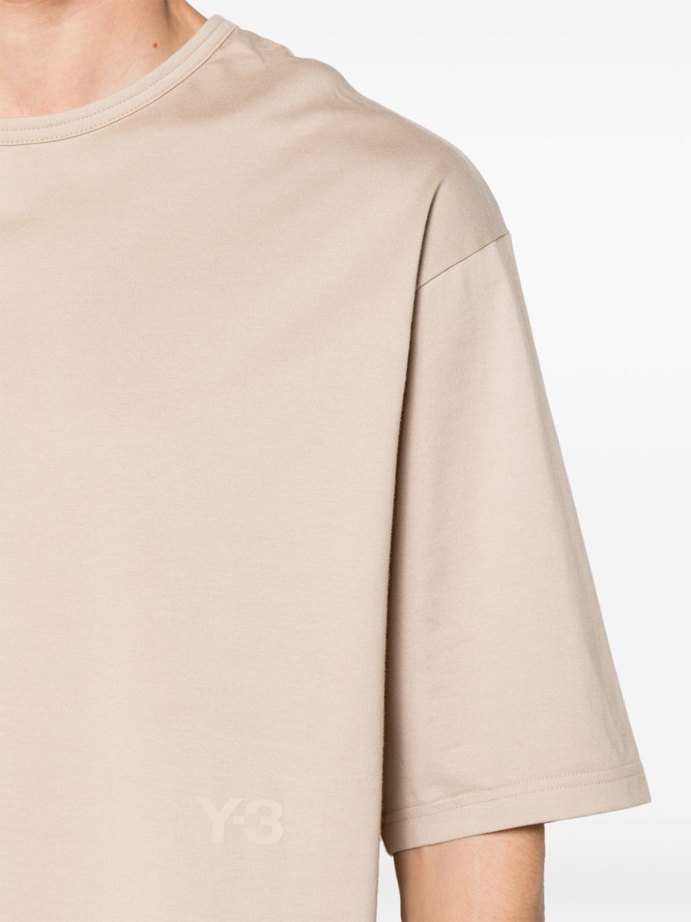 logo-appliquÃ© cotton T-shirt - 6