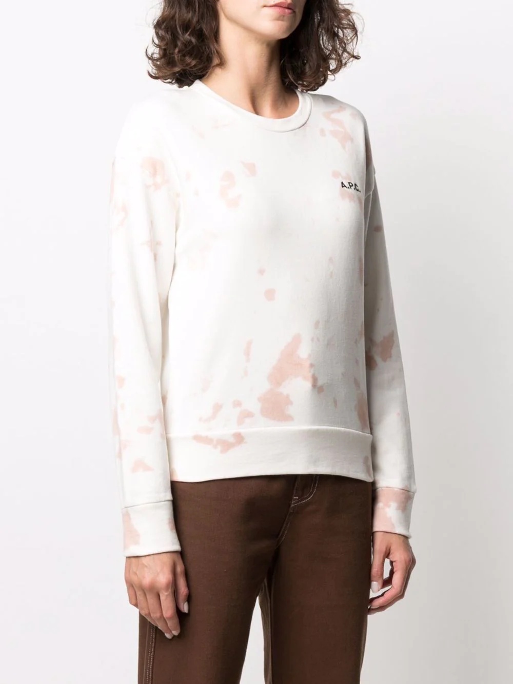 splatter-print sweatshirt - 3