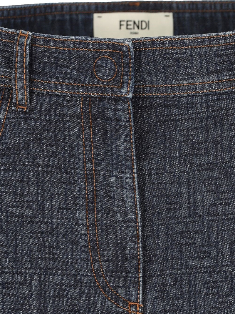 FENDI Denim cotton skirt outlook