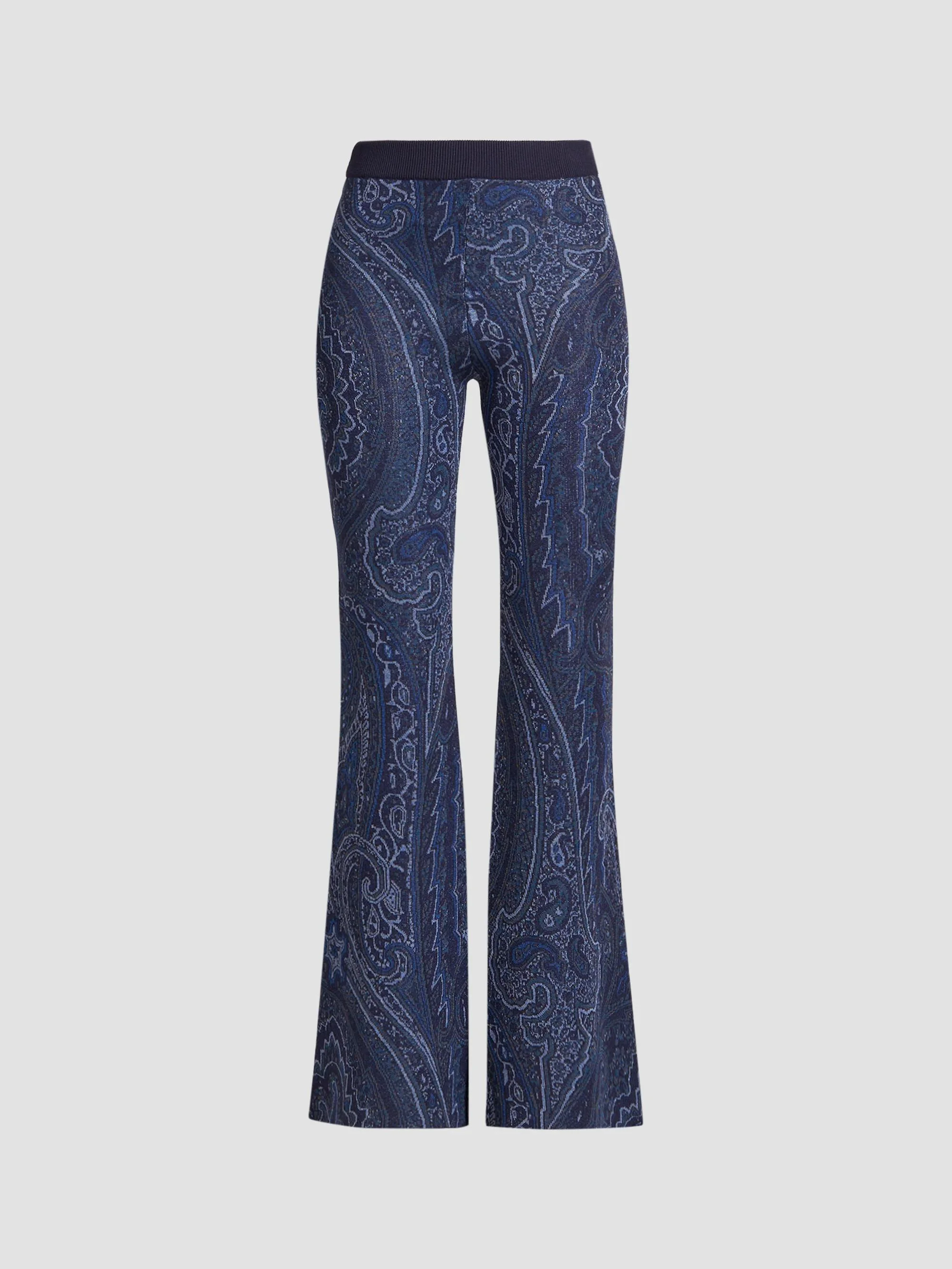 Women's Paisley Knit Trousers - Multi - 1