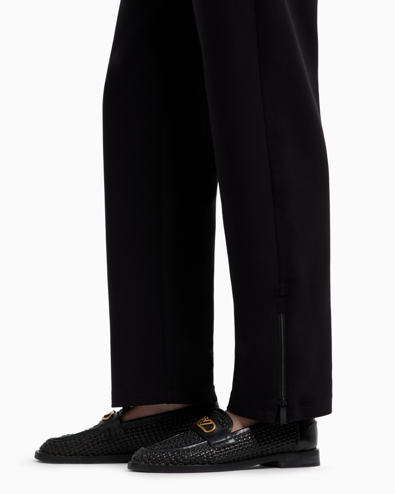 DOUBLE JERSEY TROUSERS WITH ELASTICATED WAIST - 5